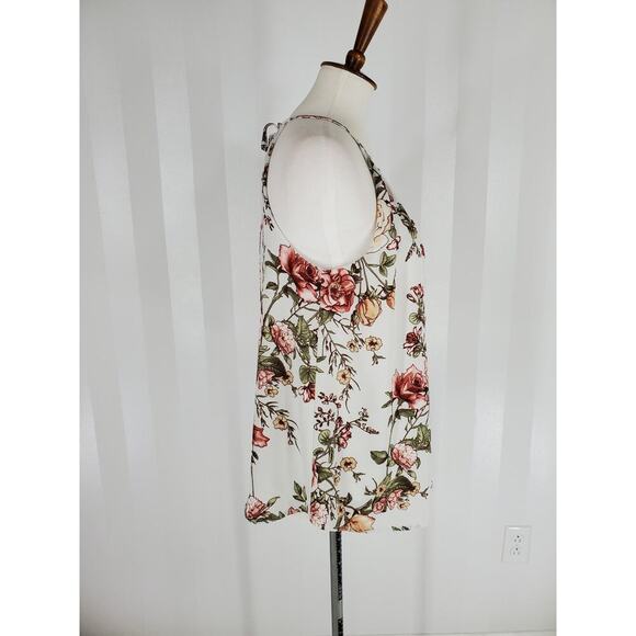 BLUE RAIN Women's Floral Print Sleeveless Top Sz S - Picture 2 of 9